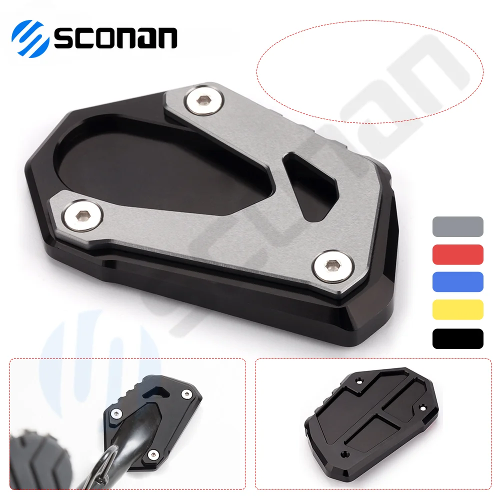 

Motorcycle Accessories Side Stand Plate Kickstand Enlarger Support Extension Pad For SUZUKI VSTROM 1000/XT V-STROM 1000 DL1000