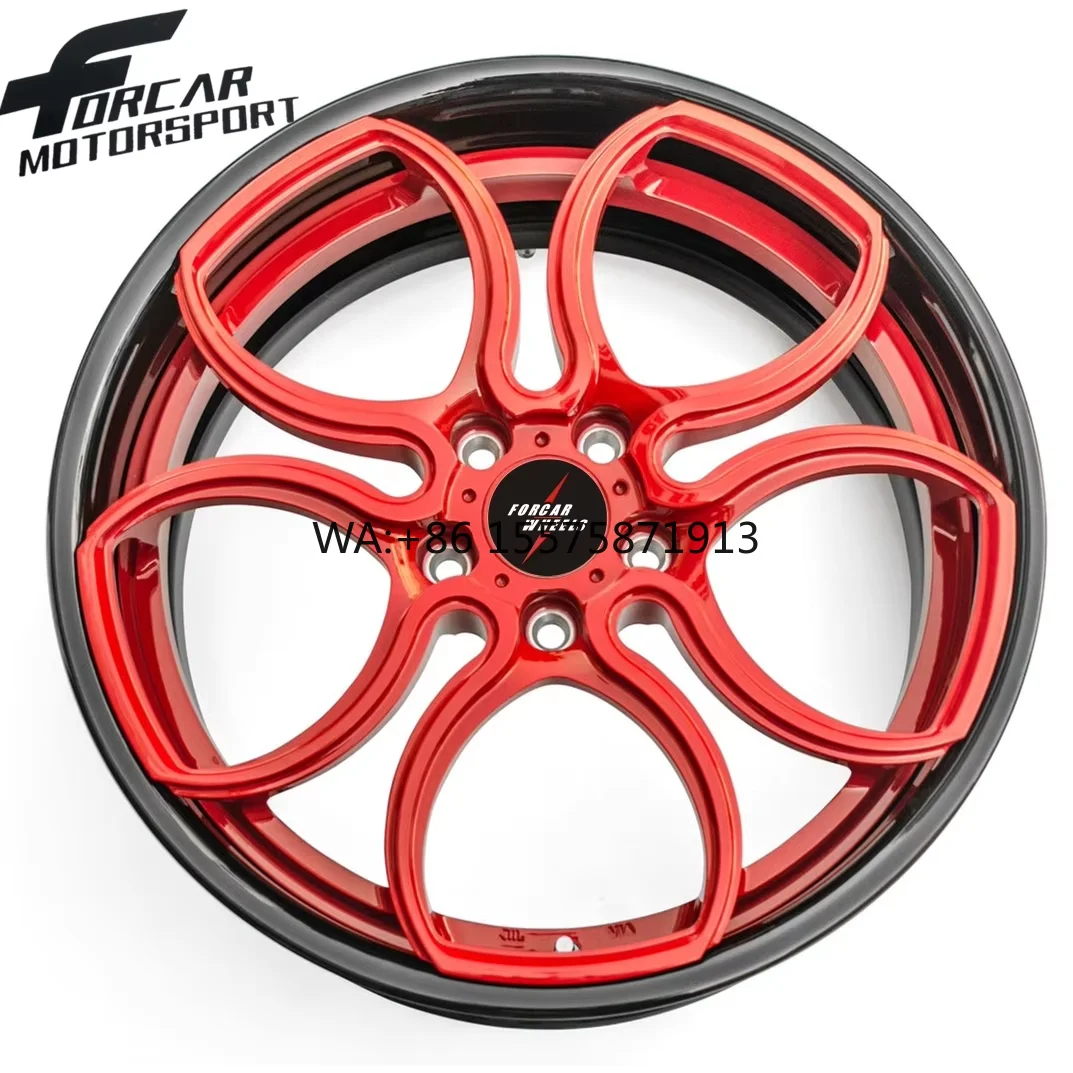 

Hot Sale Two-Piece Forcar Factory Custom Aluminum T6061 Forged 16-24 Inch Lightweight Alloy Forged Wheels Rims