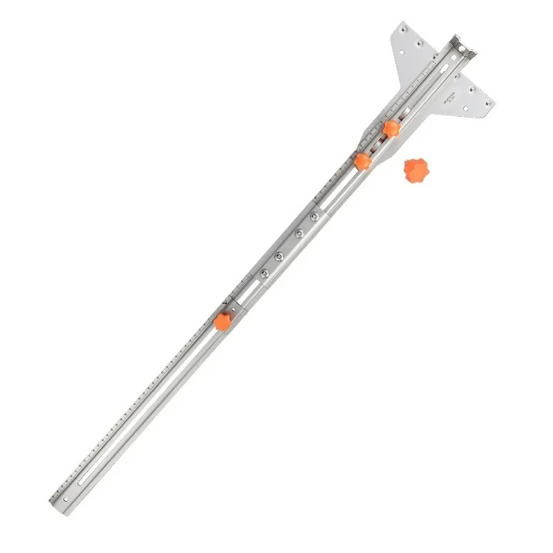 trimming machine, cutting round hole, arc, right angle slotting, positioning and scribing, auxiliary backing tool