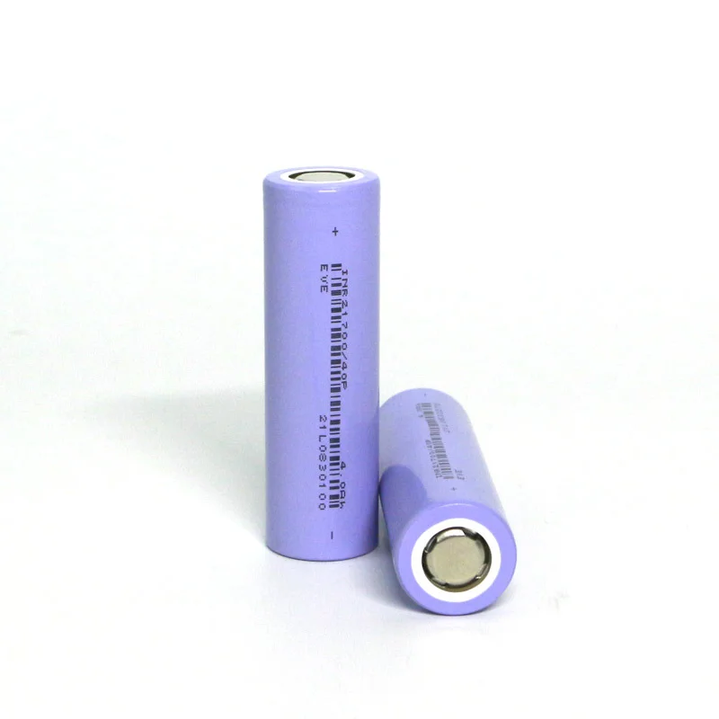 EVE INR 21700 40P 4000mAh 3.6V Lithium Battery High Power Capacity Rechargeable 21700 Cells For Power Tools Vacuum Cleaner