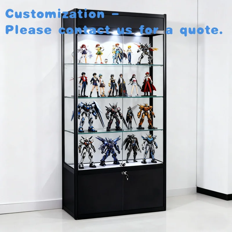 custom.Customized Floor-standing Exquisite Jewelry and Toy Display Stand Display Table Display Cabinet with LED Lighting