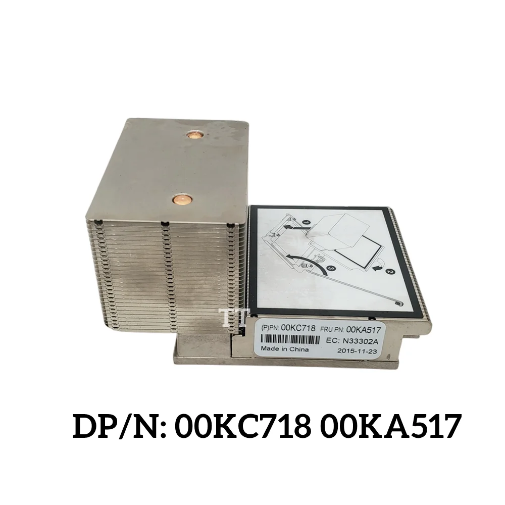 TT For Server CPU Processor X3650 V4 Heatsink Fan Assembly 00KA517 00KC718 Heatsink*1 & 2* Fan 00YE423 00MV921