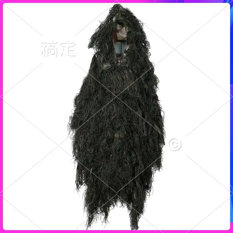

AUU-Adult Outdoor Hunting Cloak Ghillie Suit Photography Clothes Ghillie Clothes Camouflage Hunter Jungle Hunting Poncho