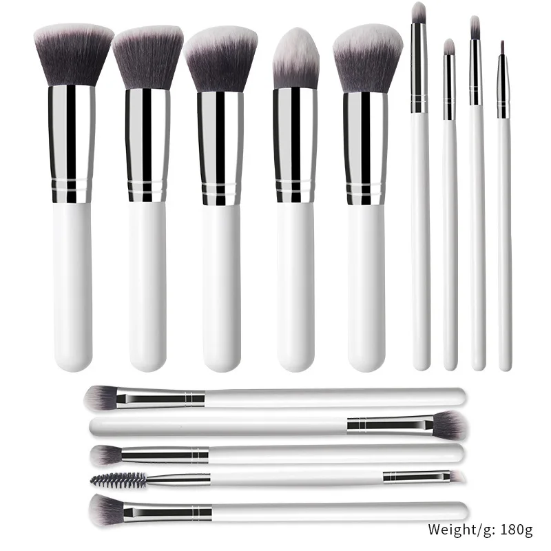 Women Makeup Artist Makeup Tools 14 Set Makeup Brush Loose Powder Foundation Brush Soft Brush Portable Combination Multi Purpose