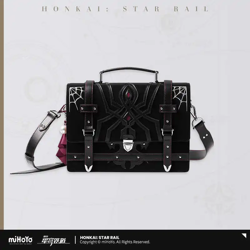 MiHoYo Offizielle Honkai: Star Rail Kafka Umhängetaschen Umhängetasche für Damen Herren Messenger Bag Rucksack PU JK Lolita Anime To