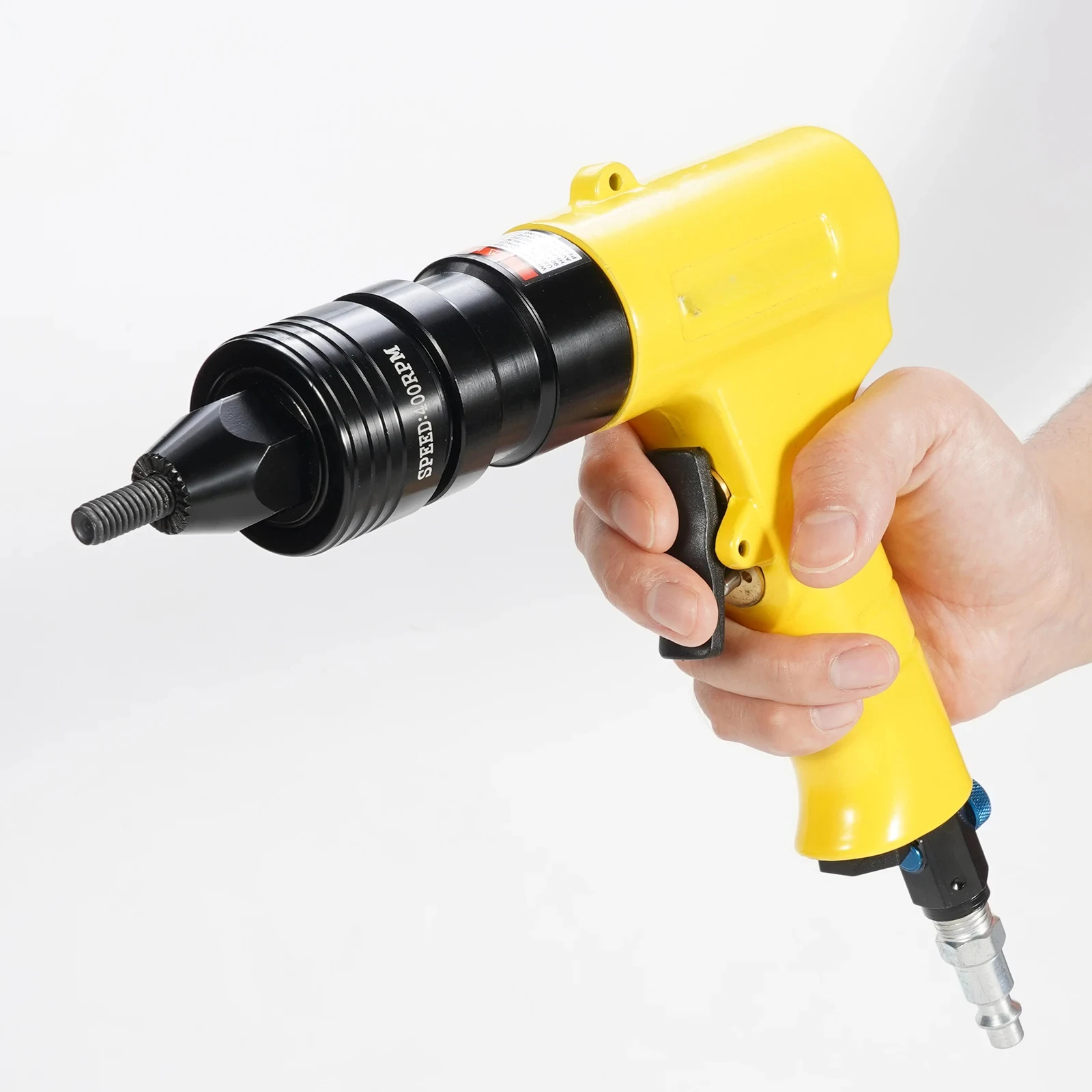 Pneumatic Rivet Nut Gun Insert Threaded Pull Setter Riveters Riveting Nuts Rivnut Tool for M3 M4 M5 M6 M8 M10 M12