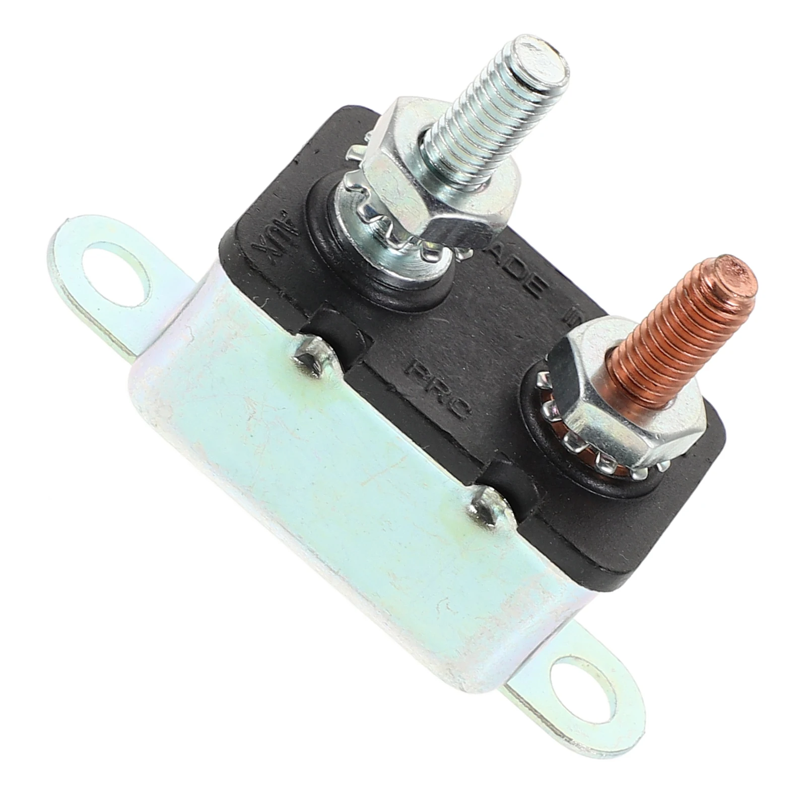 

Car Audio Circuit Breaker 30A Auto Reset Iron Shell Mounting Hole Current Protector Fuse Block Switch Automotive
