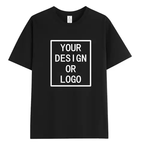 Personalized Custom T Shirt Multi Colors Unisex Soft Cotton Casual Short Sleeve Tee Custom Your Logo Design  for Men Women S-3XL