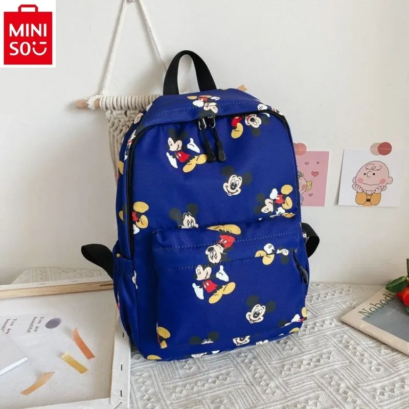 

MINISO Disney Cartoon Mickey Children's Backpack Lightweight and Comfortable Large Capacity Kindergarten Book Bag