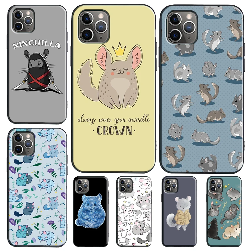 Cute Cartoon Chinchilla Funda For Samsung Galaxy S26 S25 S24 S21 S22 S20 Ultra S9 S10 Plus S23 FE S25 FE Phone Case