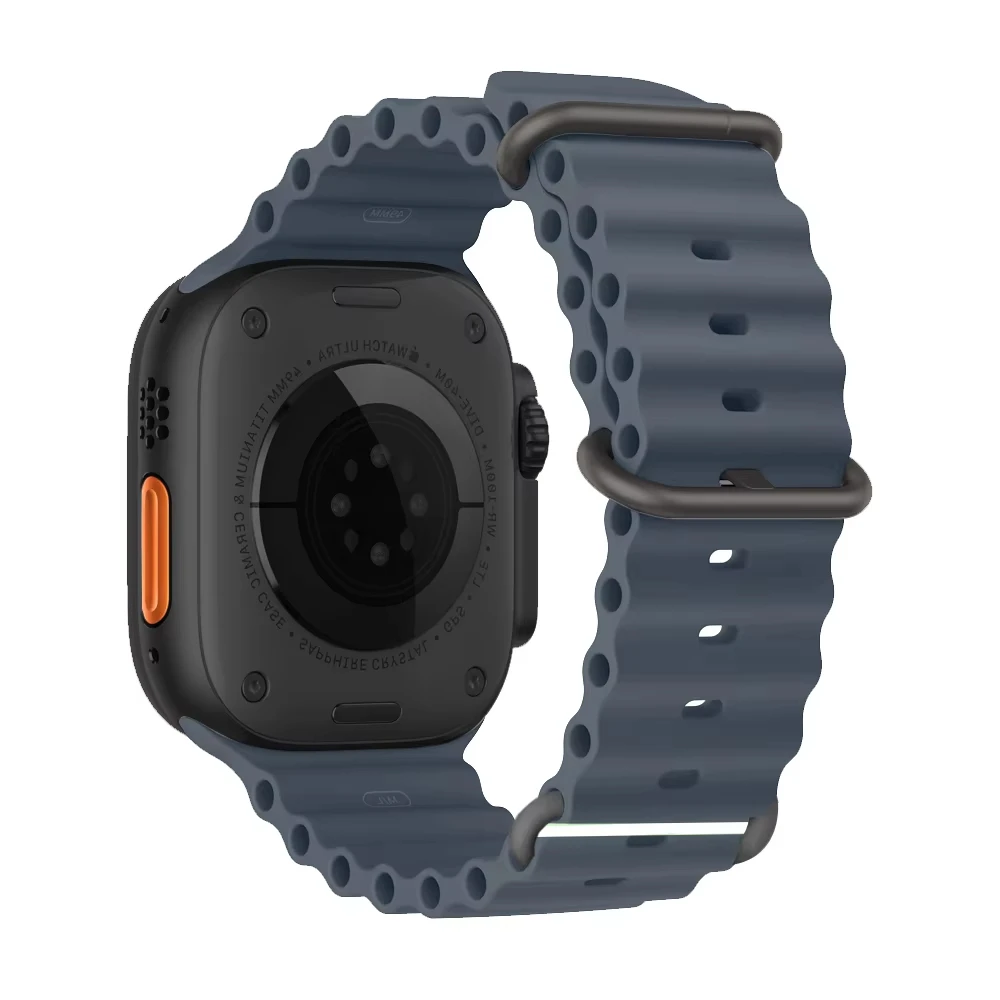 Strap for Apple Watch Ultra 4 2 3 Band 49mm 44mm 40mm 45mm 41mm 46mm Ocean Bracelet Correas iWatch Series 12 8 9 10 11 SE 40 mm