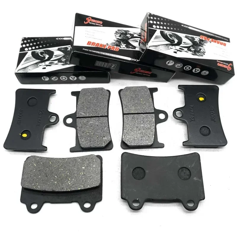 For YAMAHA XV1700ATM Road Star Midnight Silverado 2004 2005 2006 2007 XV1700ATS 2008-2011 Motorcycle Front Rear Brake Pads Kit