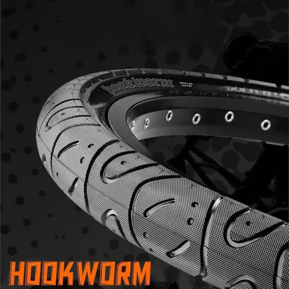 

Hookworm 26x2.5 BMX Wire Bead Clincher Tire - Street Park Vert Flatland (26/27.5/29 Sizes)