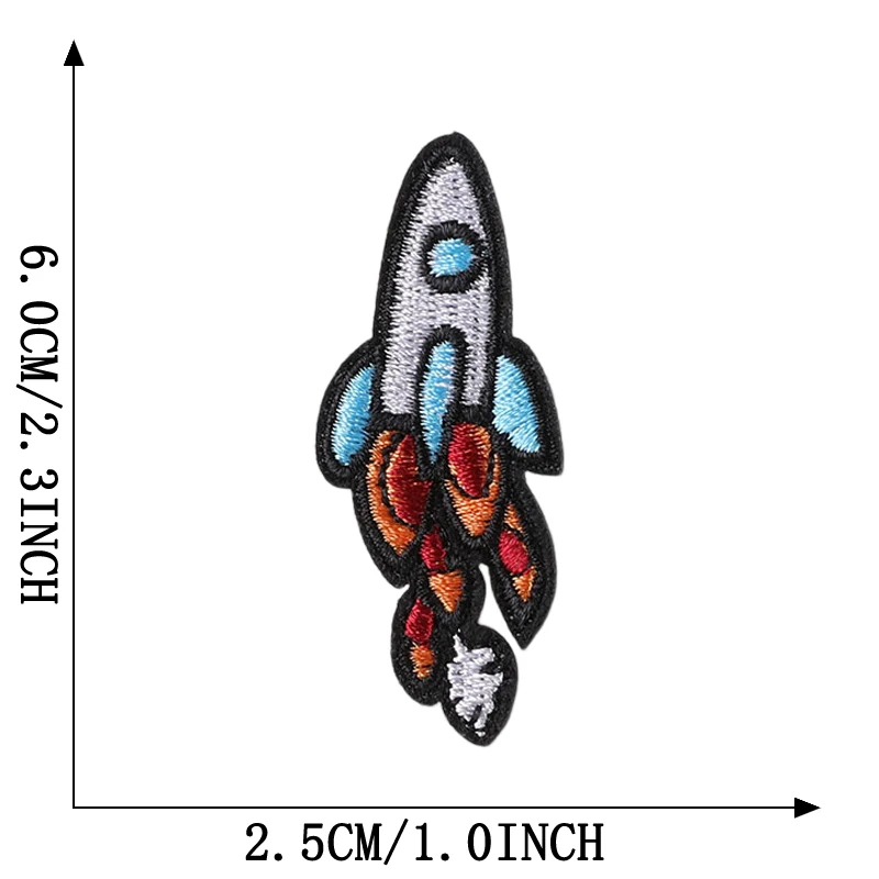 10/20 Stück Lot Patches für Kleidung Kinder Jungen Space Star Niedliche Eisen auf bestickte Nähen Designer kleine Bulk Anime Streifen Pack Mädchen – Detail 8