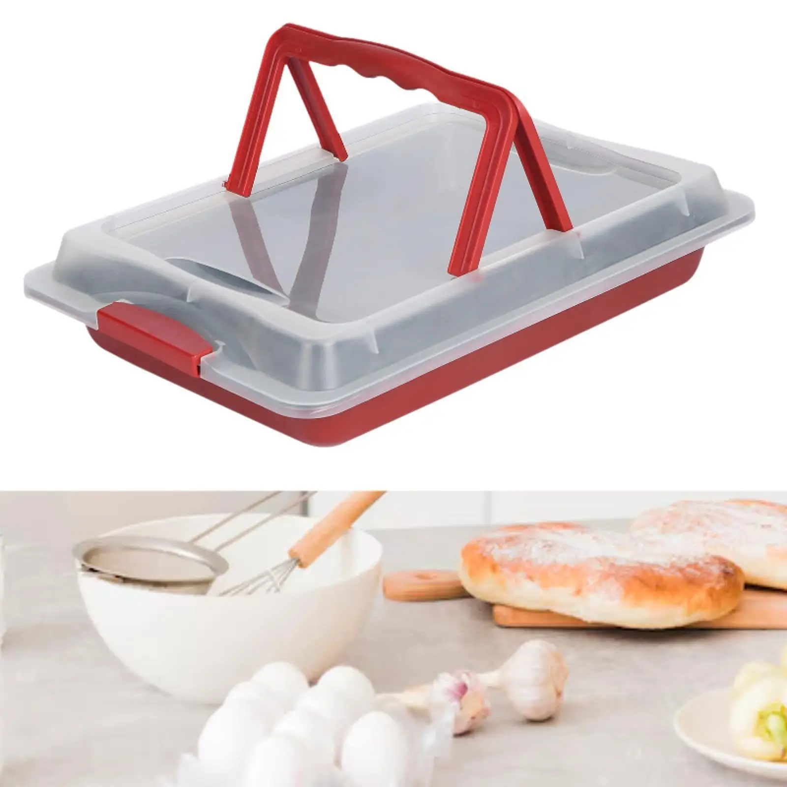 

Cookie Sheet with Lid DIY Baking Pan with Lid for Dessert Cookies Casseroles
