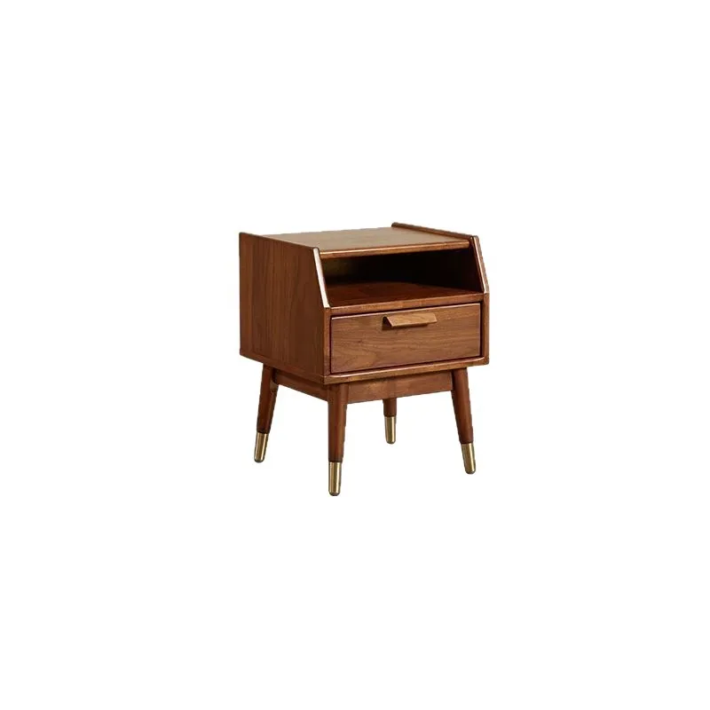 

Solid wood bedside table Living room locker Bedroom bedside drawer cabinet Small storage wall cabinet