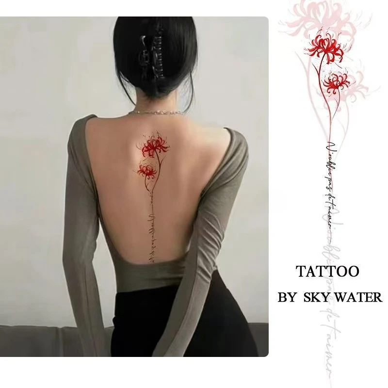 

INKARTLINK Temporary Tattoo Stickers Waterproof Color Printing Art Landscape Painting Temporary Tattoo Party Supplies DIY Sticke