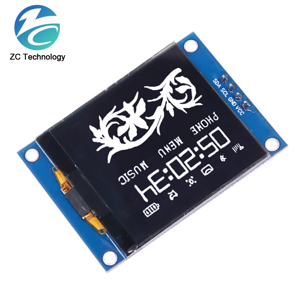 

ALL NEW 1.5 Inch 128x128 OLED Shield Screen Module High quality Product For Raspberry Pi For STM32 For Arduino