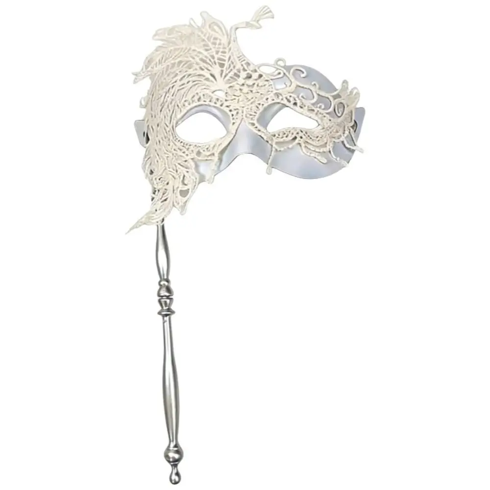 Half-face Handheld Masquerade Masks Masquerade Ball Props with Stick Mardi Gras Masks Carnival Party Costume Party Deecor