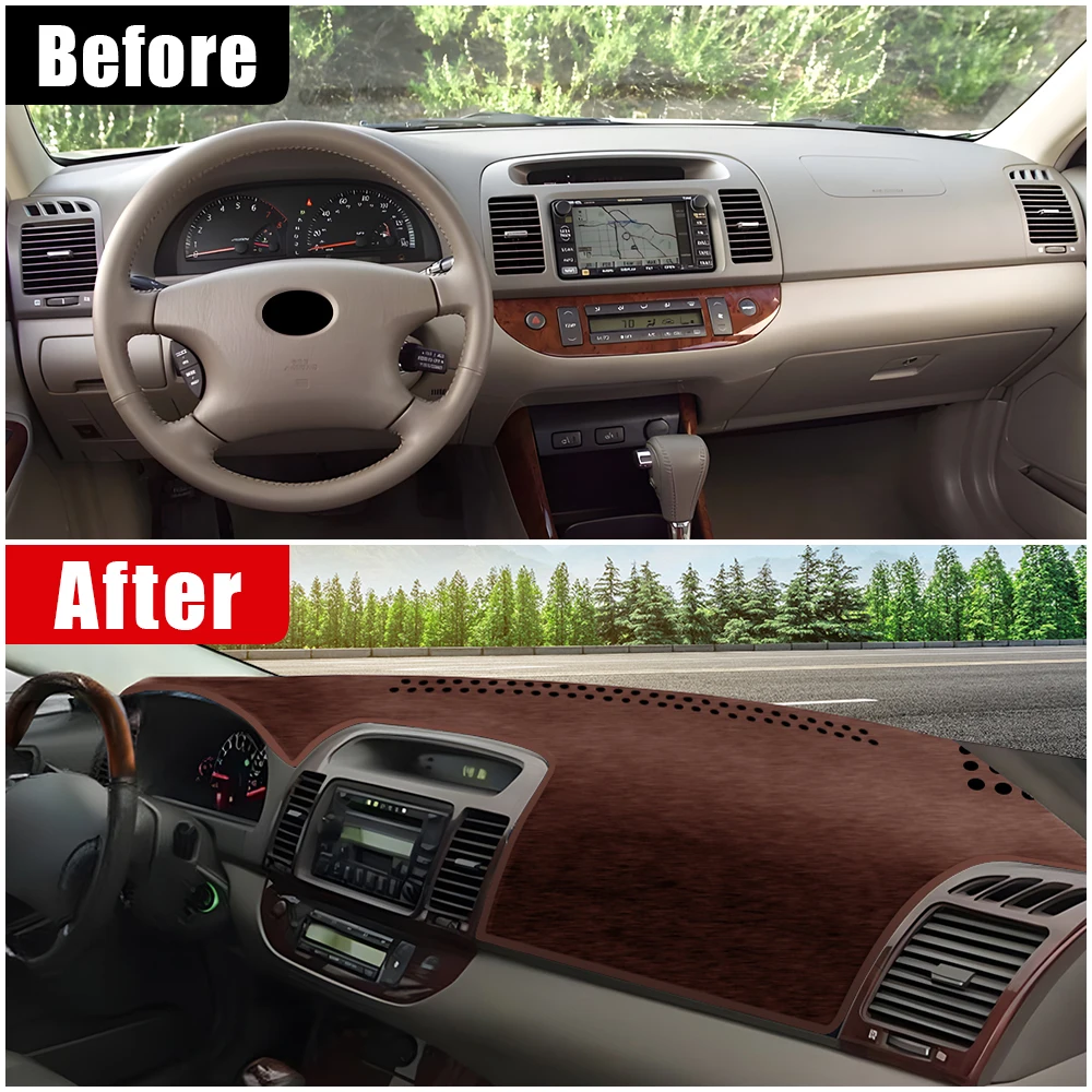 For Toyota Camry XV30 2002 2003 2004 2005 2006 Car Dashboard Mat Instrument Panel Sun Shade Non-Slip Pad Cover Accessories