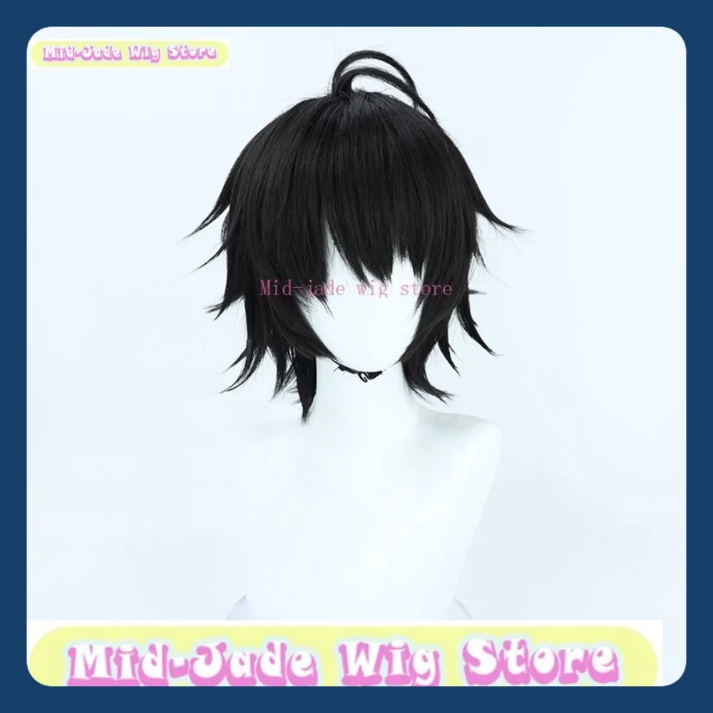 منتصف اليشم شعر مستعار مخزن EN رن زوتو شعر مستعار تأثيري تأثيري زي حفلة أغطية الرأس شعر مستعار للهالوين