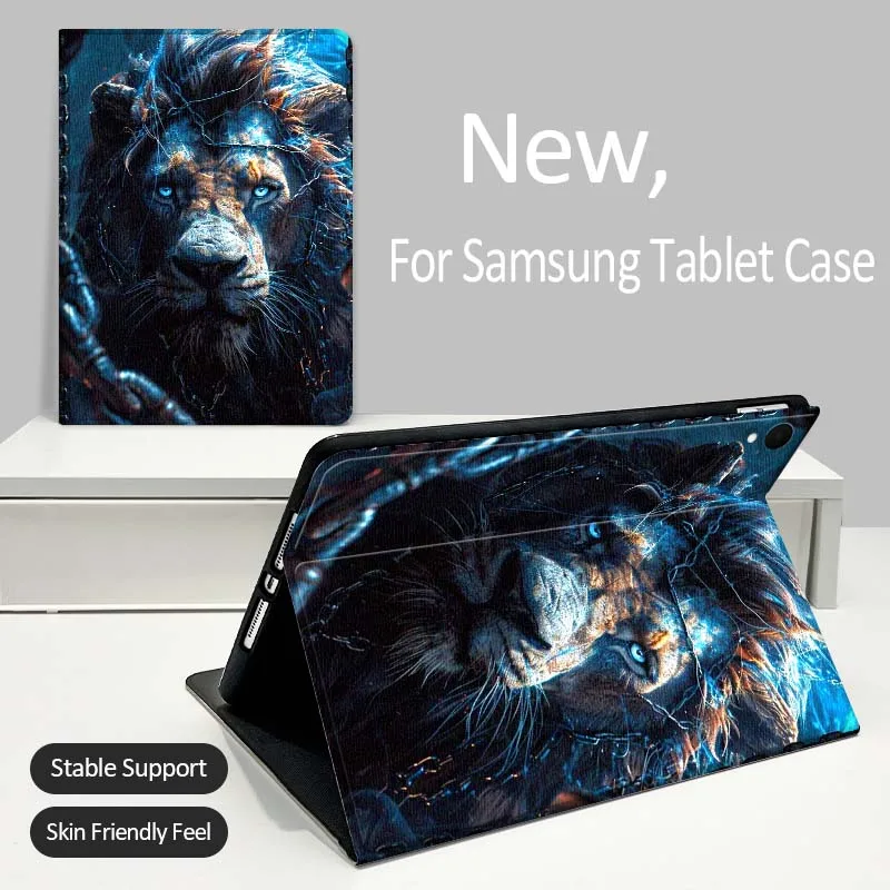 

Cartoon lion pattern For Samsung Galaxy Tab A A7 A8 A9 A11 S6 S11 Lite Plus 10.1 10.4 10.5 Inch 2022 2025 Tablet Case