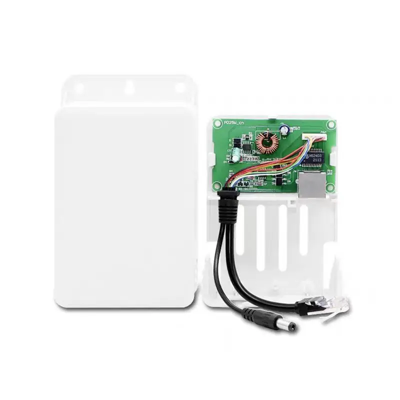 【MUST-HAVE】Waterproof Gigabit Ethernet Splitter POE 1000/2500M IEEE 802.3Af/At 25W Adapter For Outdoor IP Camera CCTV Security S