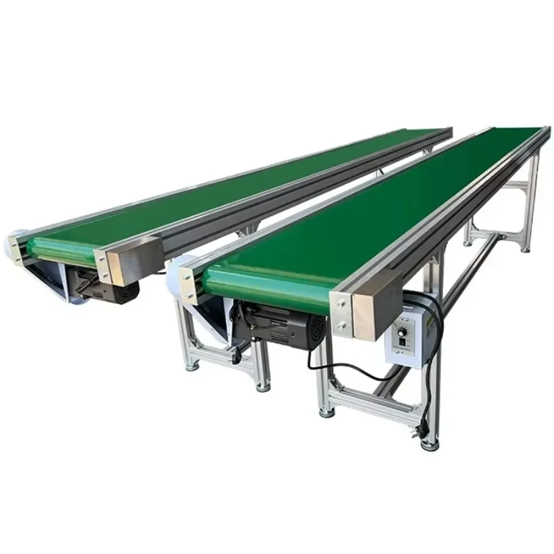 Hot Sale Flat Mini Pvc Belt Conveyor Equipment Ball Transfer Conveyor Auto Assembly Food Conveyor
