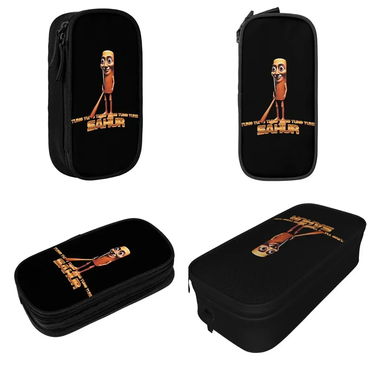 

Tung Tung Tung Sahur - Italian Brainrot Meme Pencil Cases Pencilcases Pen Box for Student Big Capacity Bag Students School