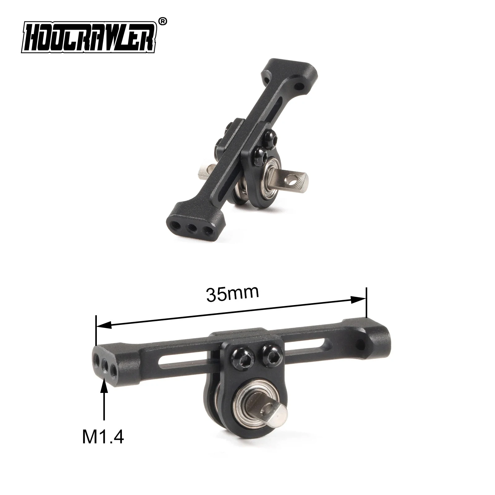 1/24 Micro Crawler Adjustable Carrier Bearing 35mm Width for SCX24 Custom Build Micro Crawler Compact COMP Chassis