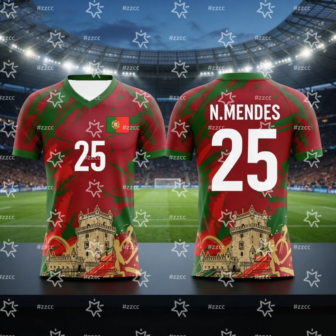 2026 Cristiano Ronaldo Football Jersey Portugal Fan Commemorative Jersey Sports Men's T-Shirt Kid's Woman's Tee ﻿cycling jersey view 5