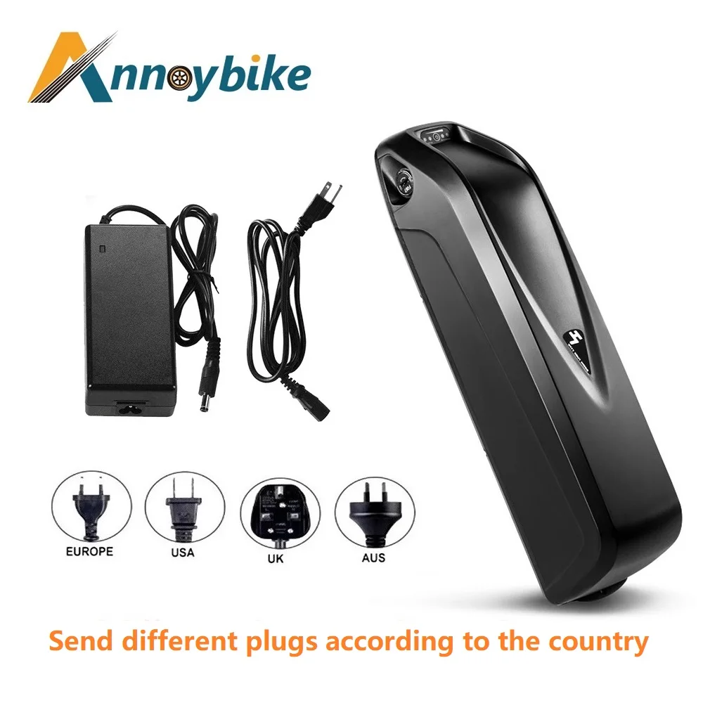 

15AH18AH Lithium Battery Duty Free Electric Bike Lithium Ion Battery Electric Bike Battery Sea Dragon with 2A Charger USB Cable