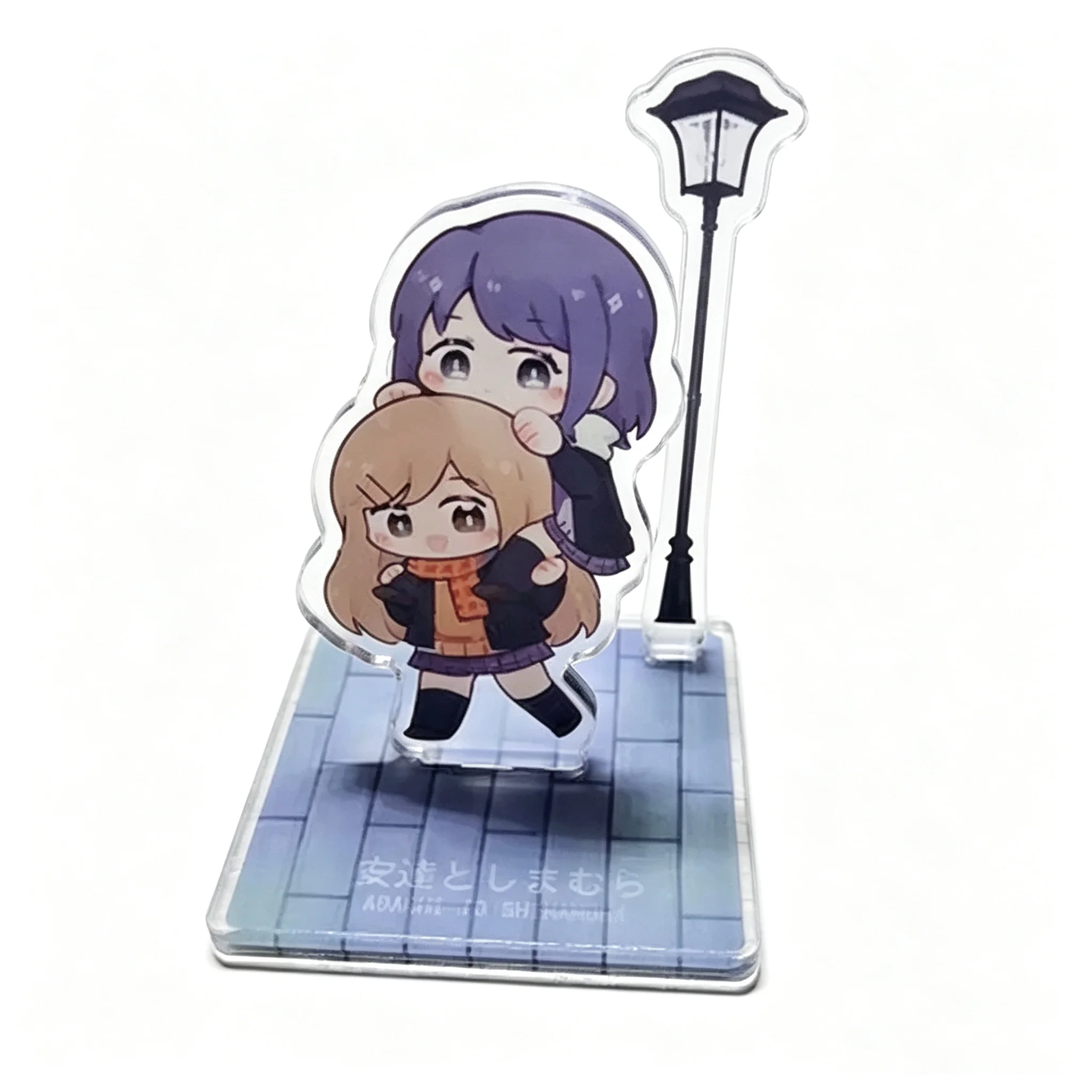 Anime Keychain Shimamura Hogetsu Adachi Sakura Acrylic Keyring Strap Figure Hanging Accessories 6cm