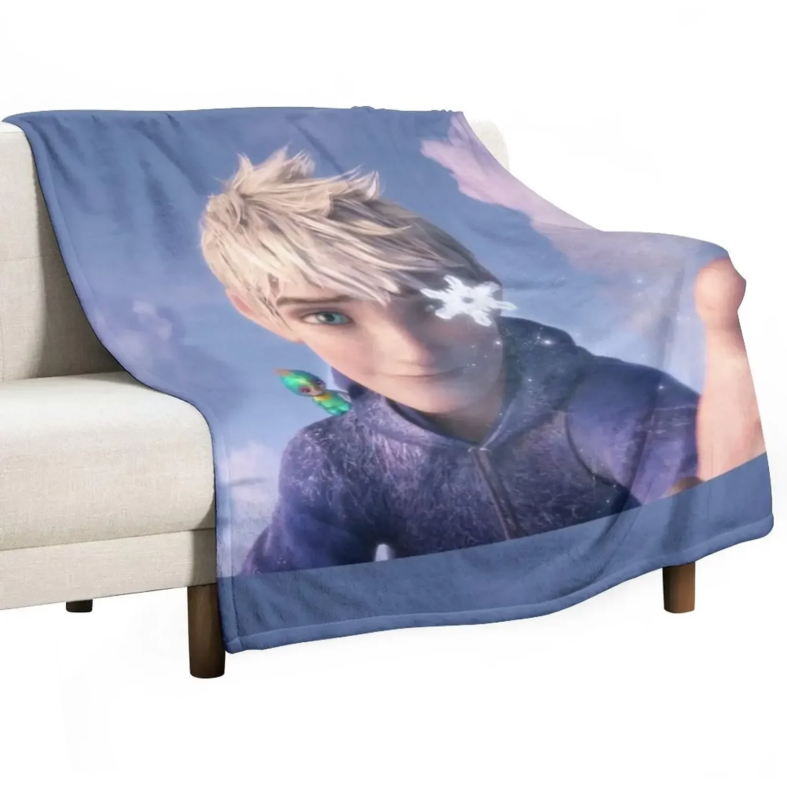 

Jack Frost Throw Blanket warm winter Luxury Designer Hair Blankets