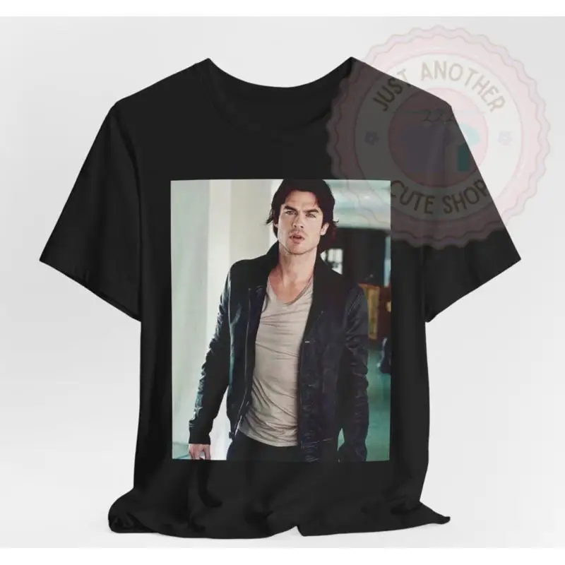 Damon Salvatore T-Shirt  Hot Vampire Diaries  Ian Somerhalder Graphic Tee!