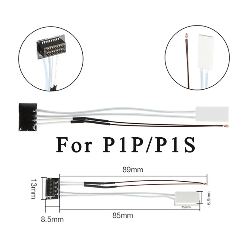

Ceramic Heating Plate Thermistor Hot End Assembly For Bambulab P1S/P1P 3D Printer Accessories