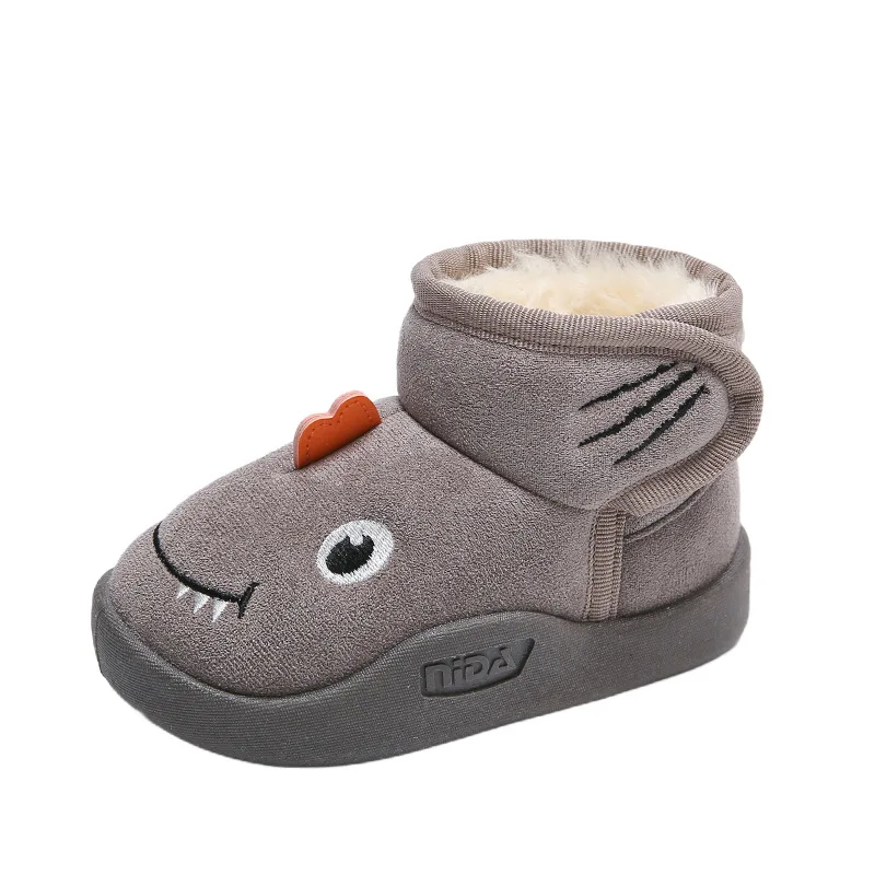 

2025 Winter New Kids Snow Boots Cute Versatile Girls' Cotton Shoes Comfort Anti Slip Boys Casual Ankle Boots Zapatos De Mujer