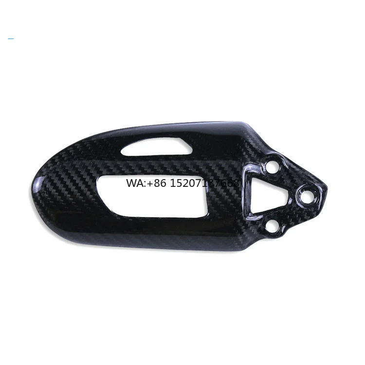 

Крышка выхлопной трубы из углеродного волокна мотоцикла 3K для Ducati Streetfighter V2