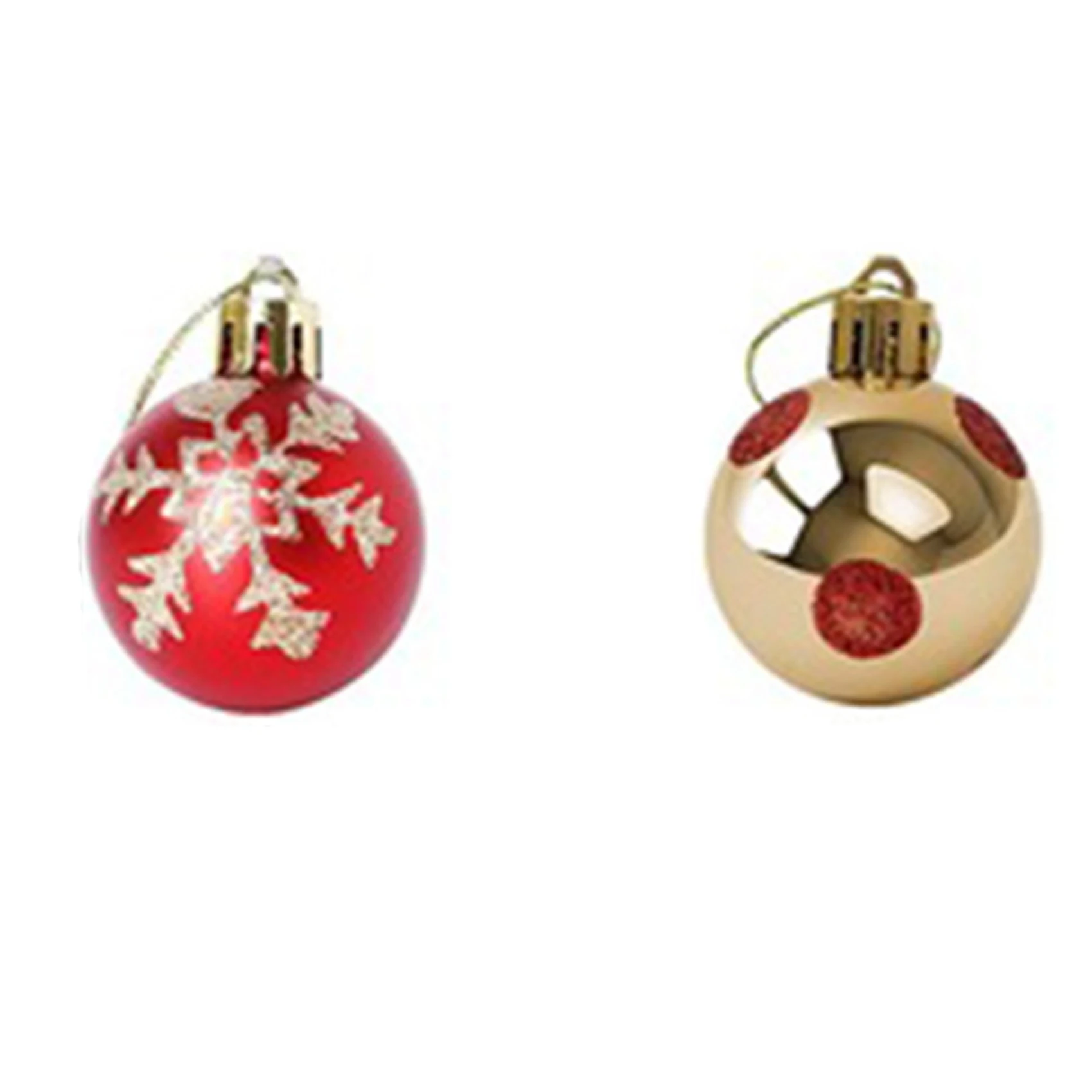 Decorações De Árvore De Natal Bolas, Bauble, Festa De Natal, Bola Pendurada, Ornamentos Para Casa, Presente De Ano Novo, 50Pcs