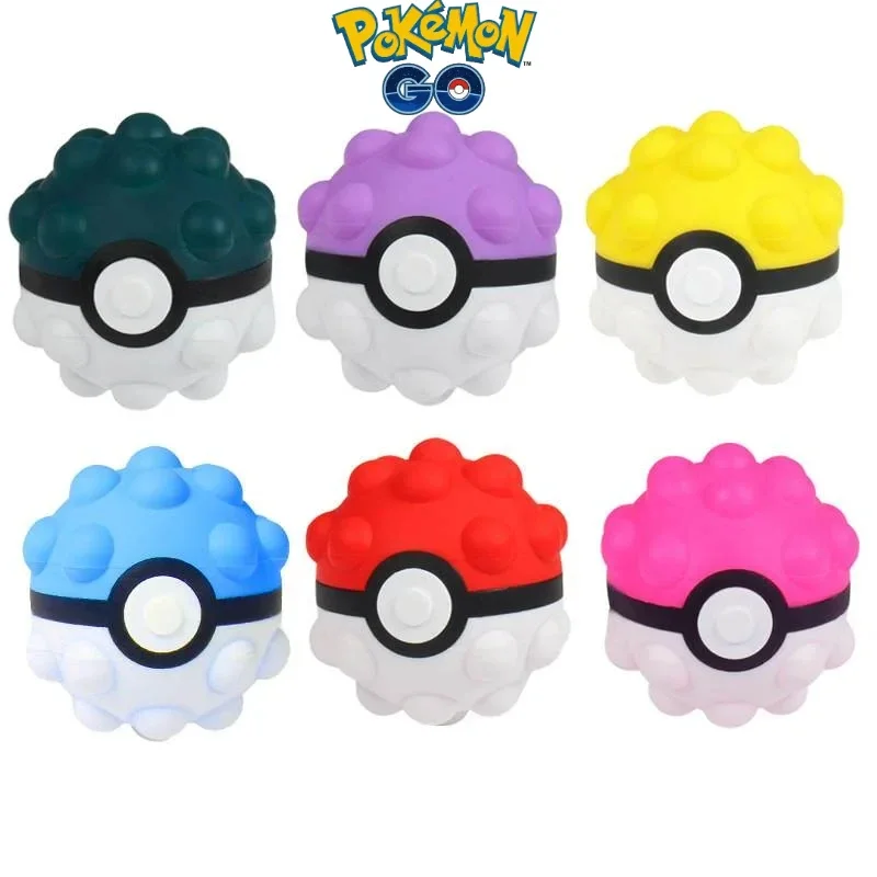 

Poke Ball Squeeze Toy Cute Pokemon Cartoon Peripherals Anime Accessories Cosplay Props One Piece Figure Children's Toys Gifts