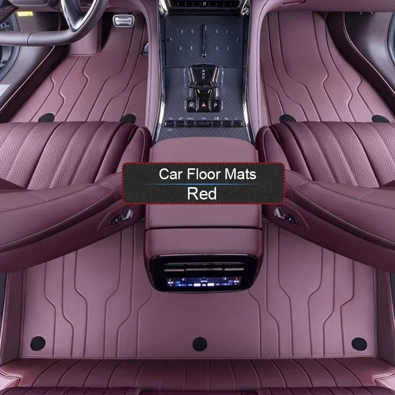 

Custom Nappa Leather Anti-Slip Car Foot Protect Mat Auto Luxury Waterproof Floor Pad Accessory For BYD DENZA Z9GT 2024-Present
