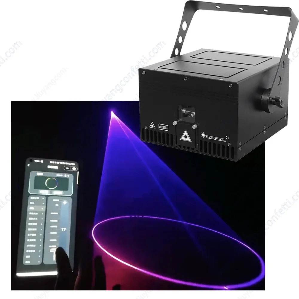 Bluetooth APP Control RGB Laser Stage Lighting Wedding Party Decoration ILDA RJ45 Interface Birthday Dj Disco Light First Dance
