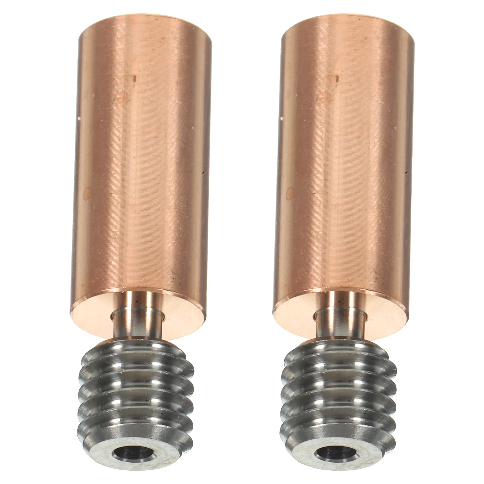 2 قطعة ملحقات الطابعة ثلاثية الأبعاد ثنائية المعدن كسر الحرارة السلس الحلق أنبوب دائم غير قابل للصدأ طويلة الأمد عزل ممتاز سهلة الاستخدام