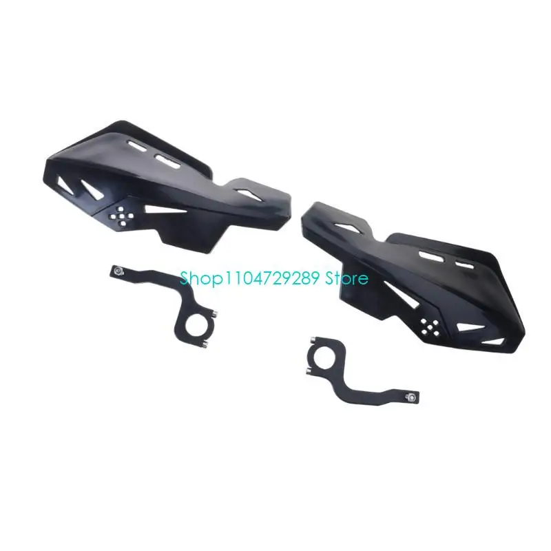 D8KE プラスチック金属オートバイウインドディフレクターハンドガードユニバーサルハンド保護全天候耐性簡単セットアップ