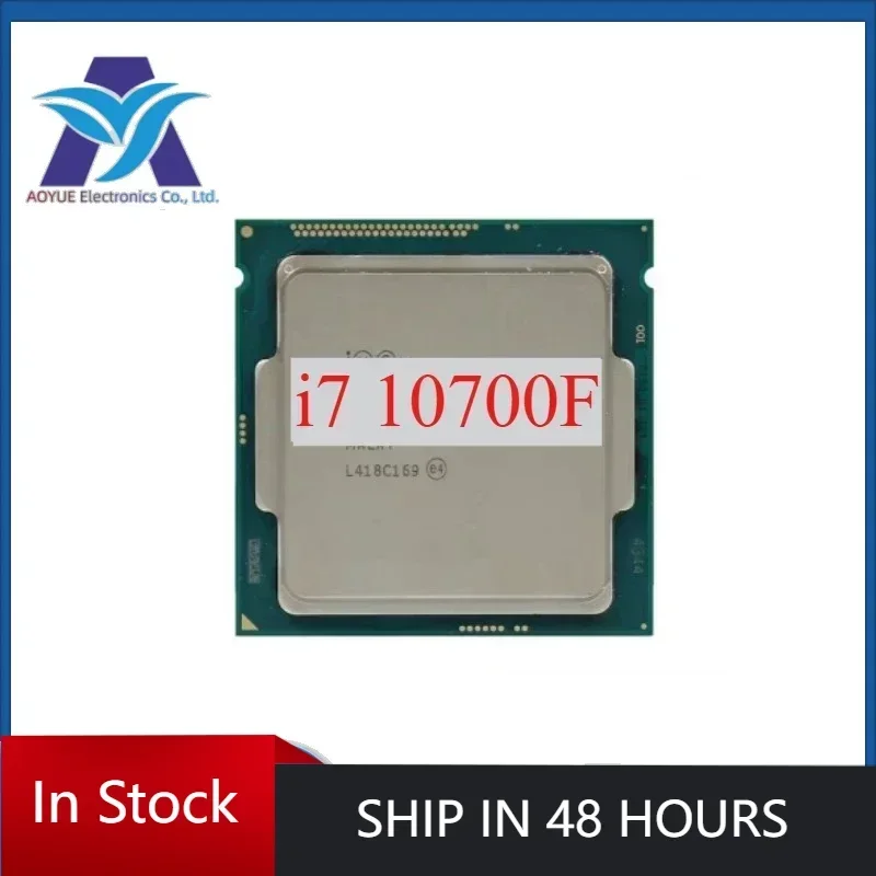 1pcs/lot perfect test Used Core i7 10700F i7-10700F 2.9GHz Eight-Core LGA 1200 processor