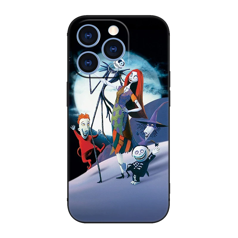 Jack Skellington Black Phone Case For Honor 200 90 Lite X7B X6 X8B X6A X6S X7A X8A X9A X9B X5 Plus 70 20Pro 10Lite Cartoon Cover