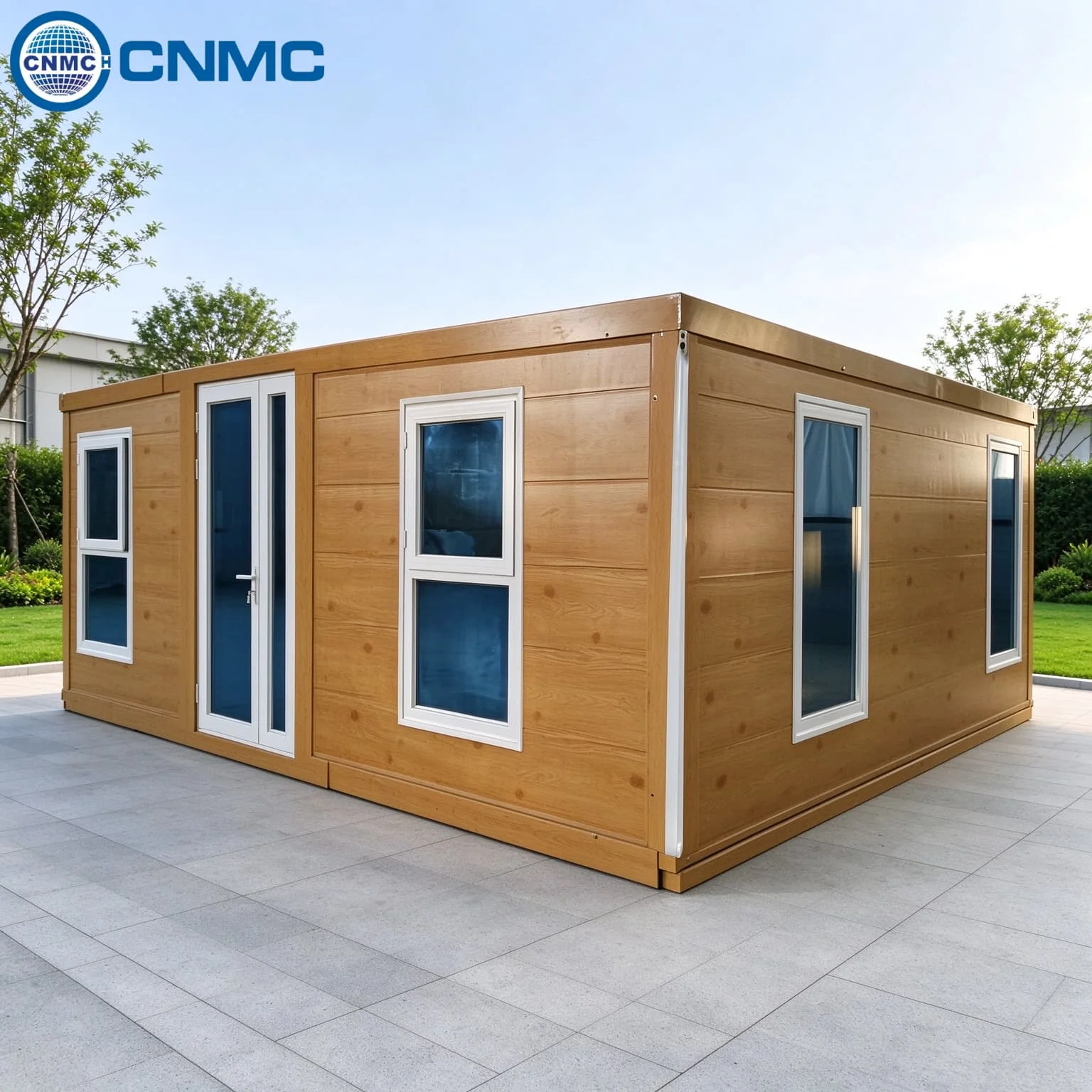 20FT Fold Out Prefabricated Container House Solid Galvanized Steel Frame Thermal Sandwich Panel For Field Site Working Room