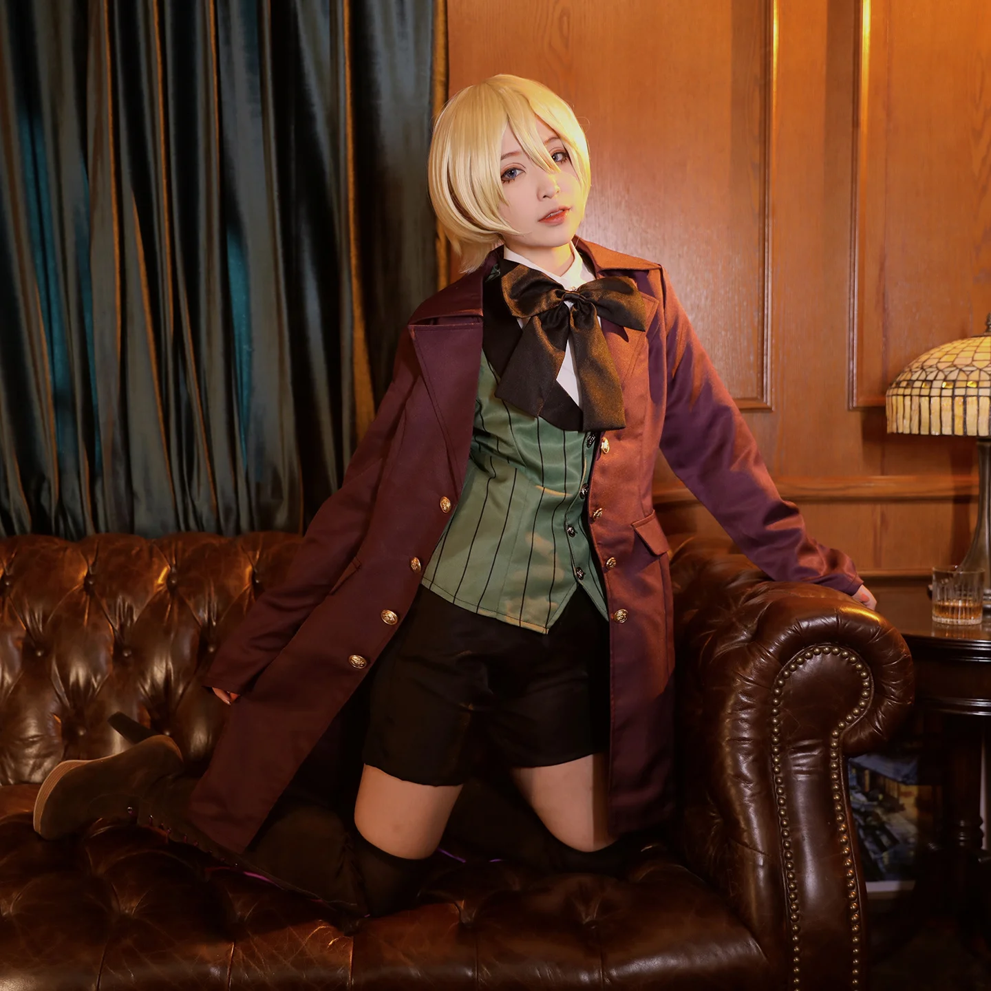 Alois Trancy Cosplay Costumes suits Anime Black Butler kuroshitsuji Ciel Phantomhive Uniform Dress Cosplay Halloween Costumes view 4