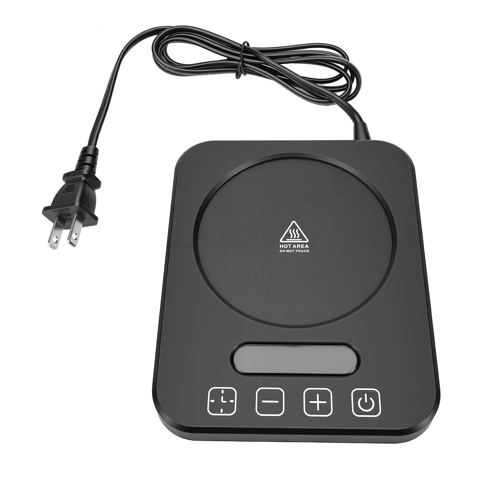 

Подогреватель для кофейных кружек с 7 температурными режимами, электрический подогреватель для чашек с таймером на 12 часов и автоматическим отключением через 8 часов для кофе, чая, молока и других напитков на рабочем столе