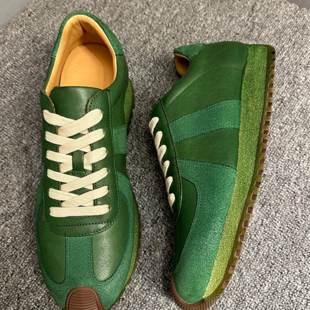 أحذية كاجوال كلاسيكية قابلة للتنفس - أحذية جديدة عصرية ومريحة وعصرية ومتعددة الاستخدامات من الجلد الأصلي للرجال #3